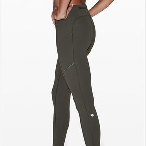 Lululemon Speed Up Tight 28” in Dark Olive